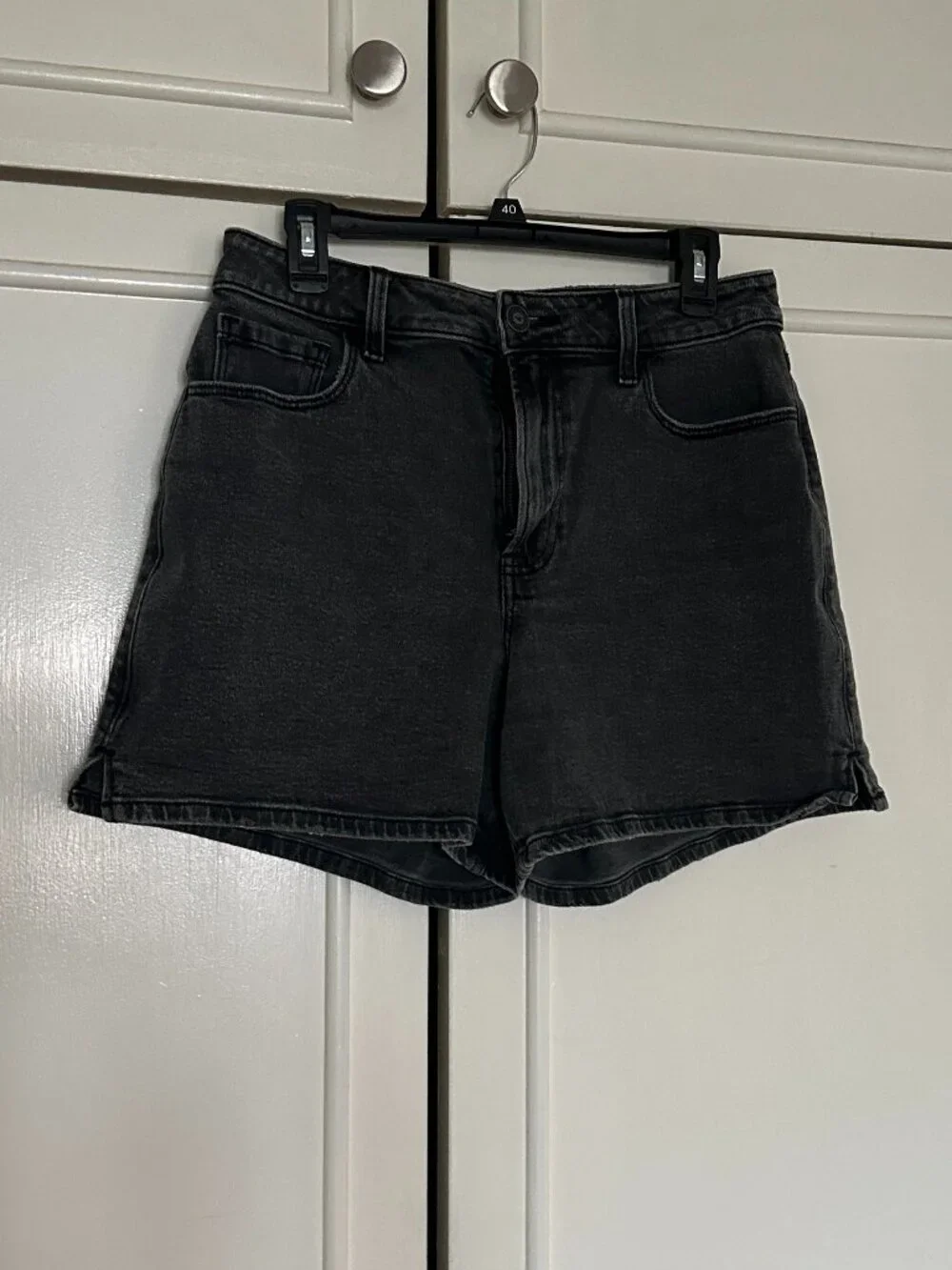 Hollister Black Jean Shorts